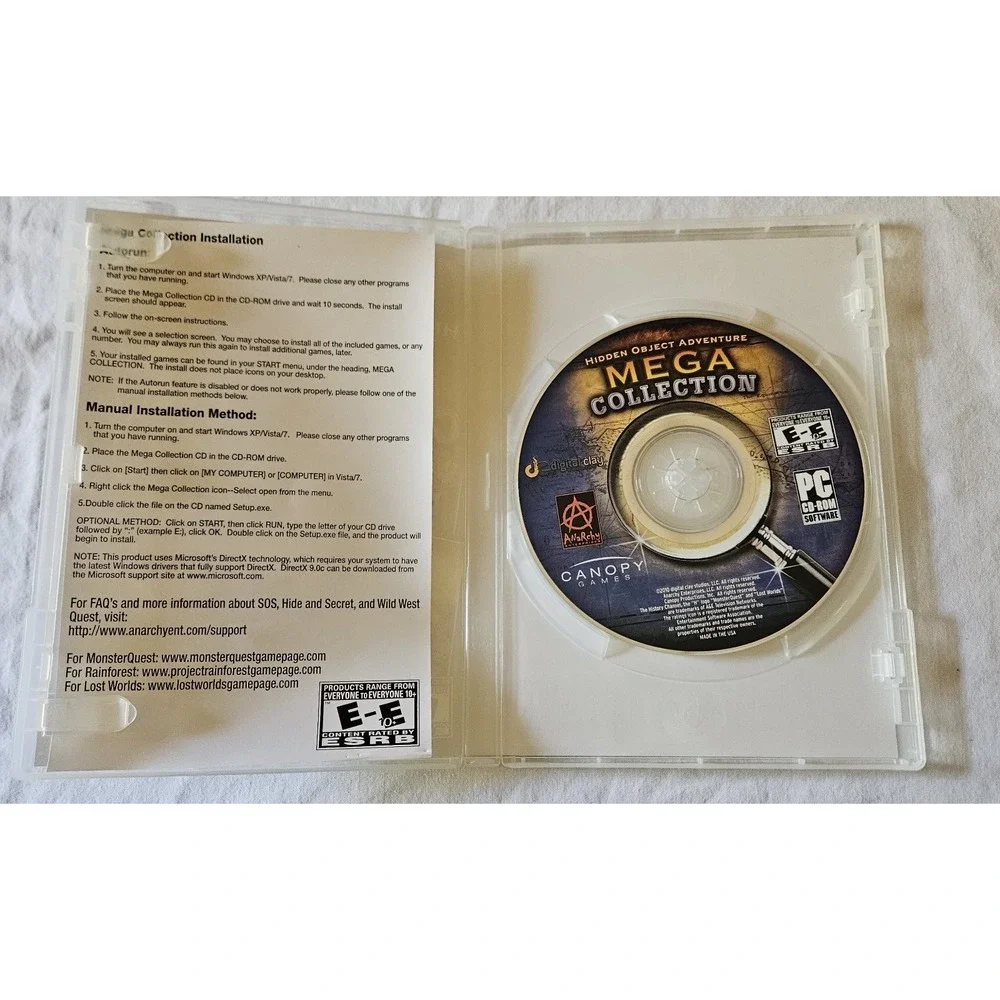 Hidden Object Adventure Mega Collection PC CD-ROM 6 Games Complete